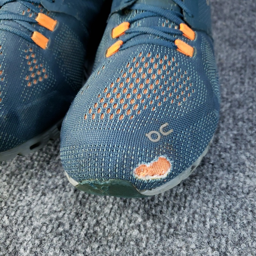 On Cloud X Shoes Mens‎ Size 9 Blue Orange Running Sneakers Lightweight - Picture 15 of 16